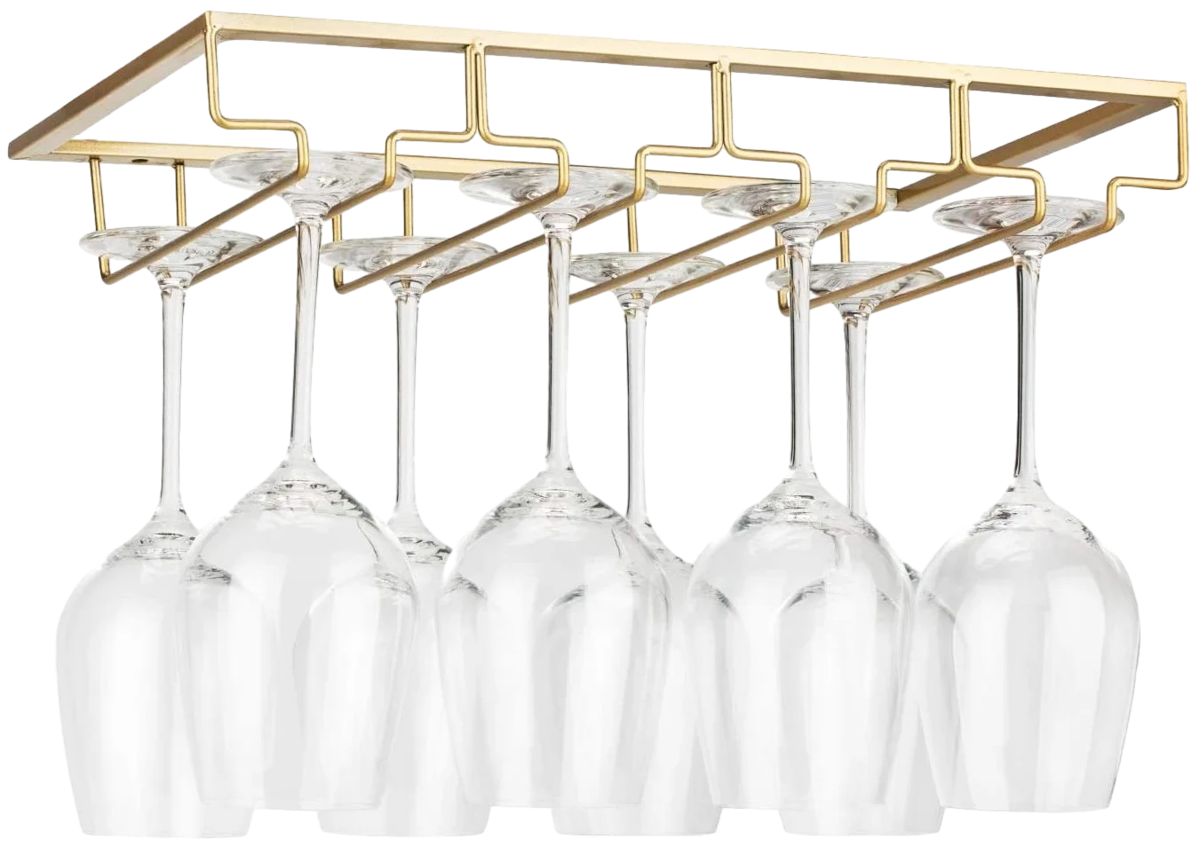 Kitchen Appliances Rack - 1PCS Wine Glass Rack Under Cabinet,