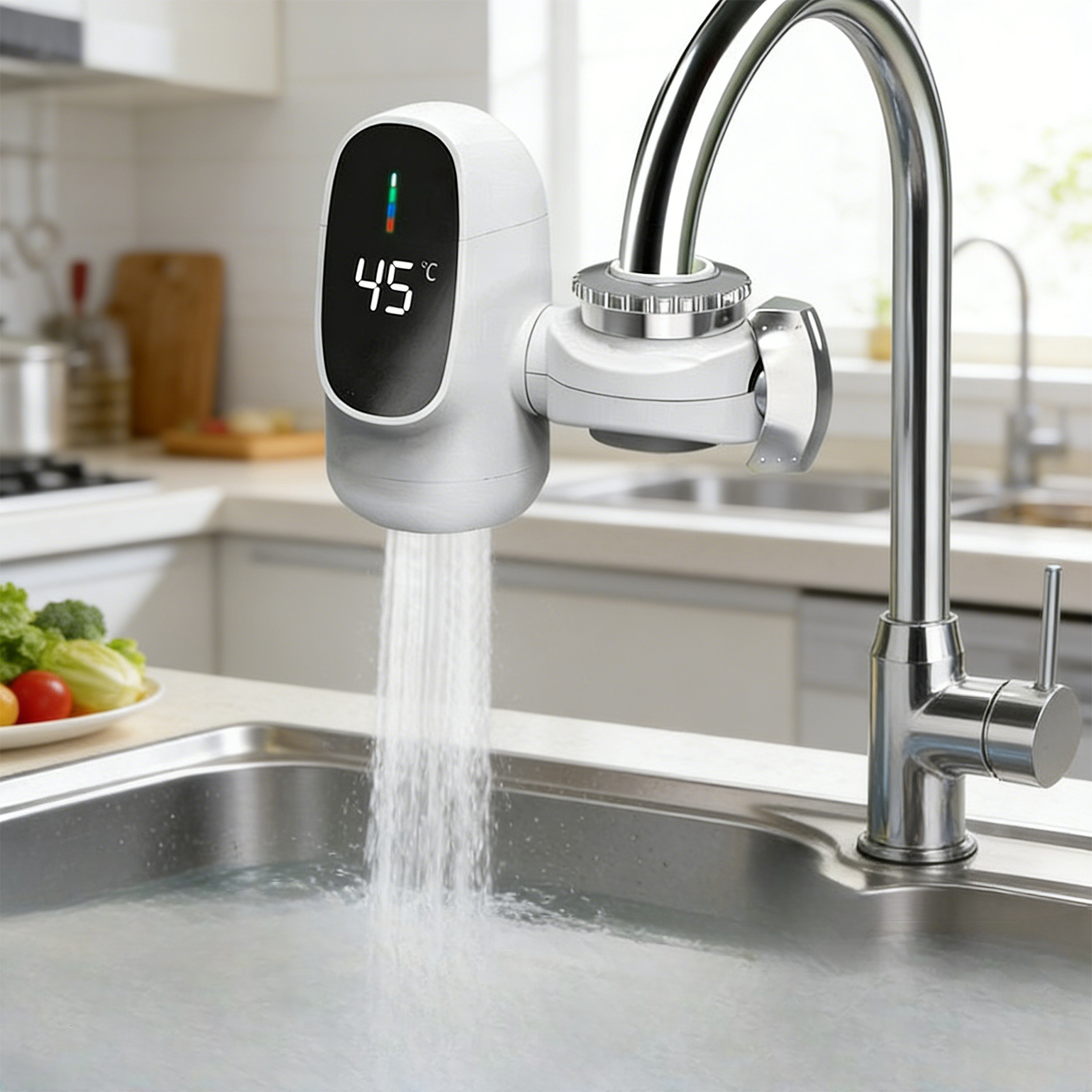 Kitchen Appliances Electric - 110V Rapid Heating Tap with Digital