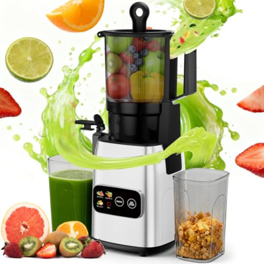 Juicer Cold Press Slow - 300W Cold Press Juicer with 5.4