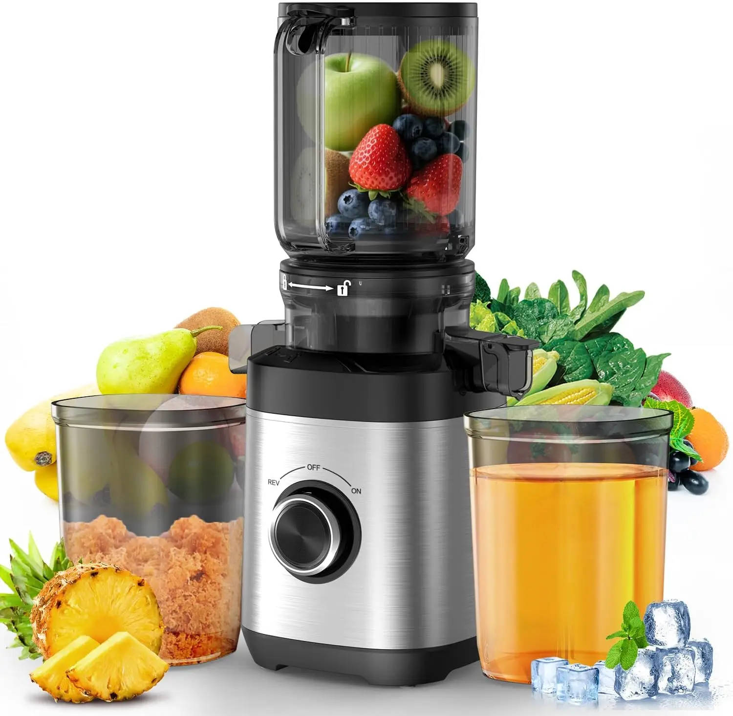 Juicer Cold Press Slow - Juicer Machines, Cold Press Juicer Fit