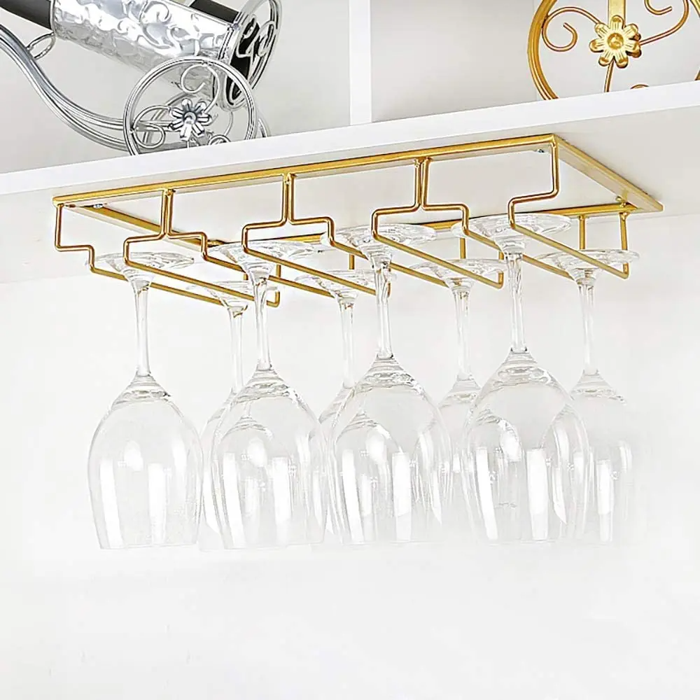 1PCS Wine Glass Rack Under Cab - Kitchen Appliances Rack review and price
