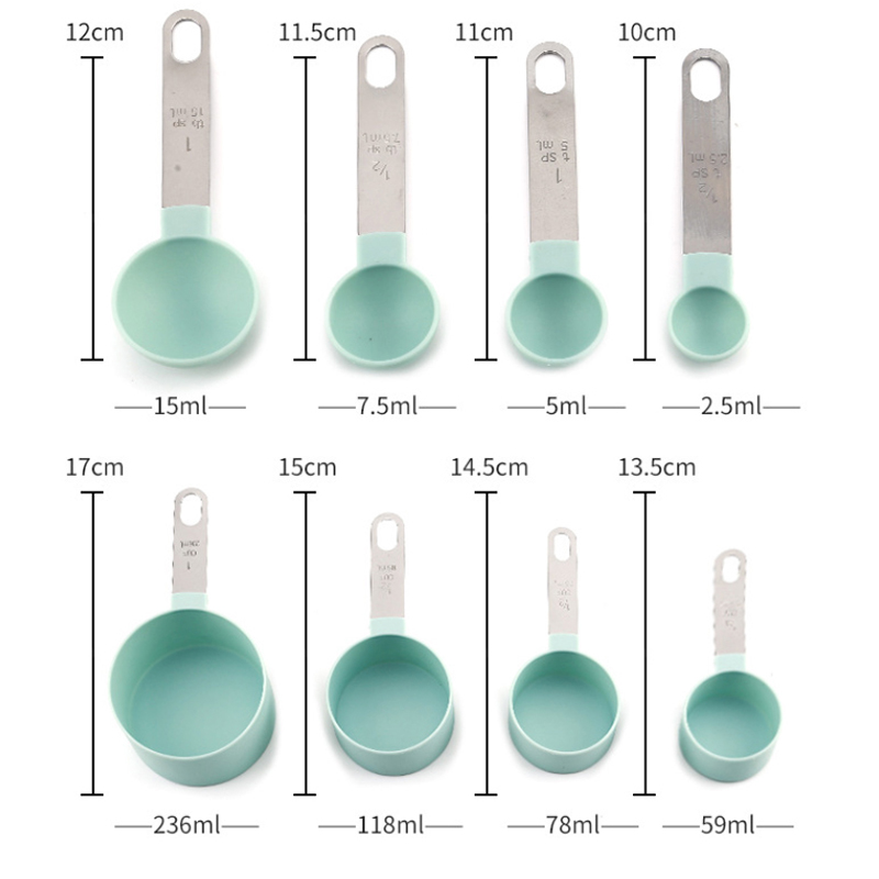 8PCS Measuring Cups Spoons Set - Kitchen Appliances Set review and price