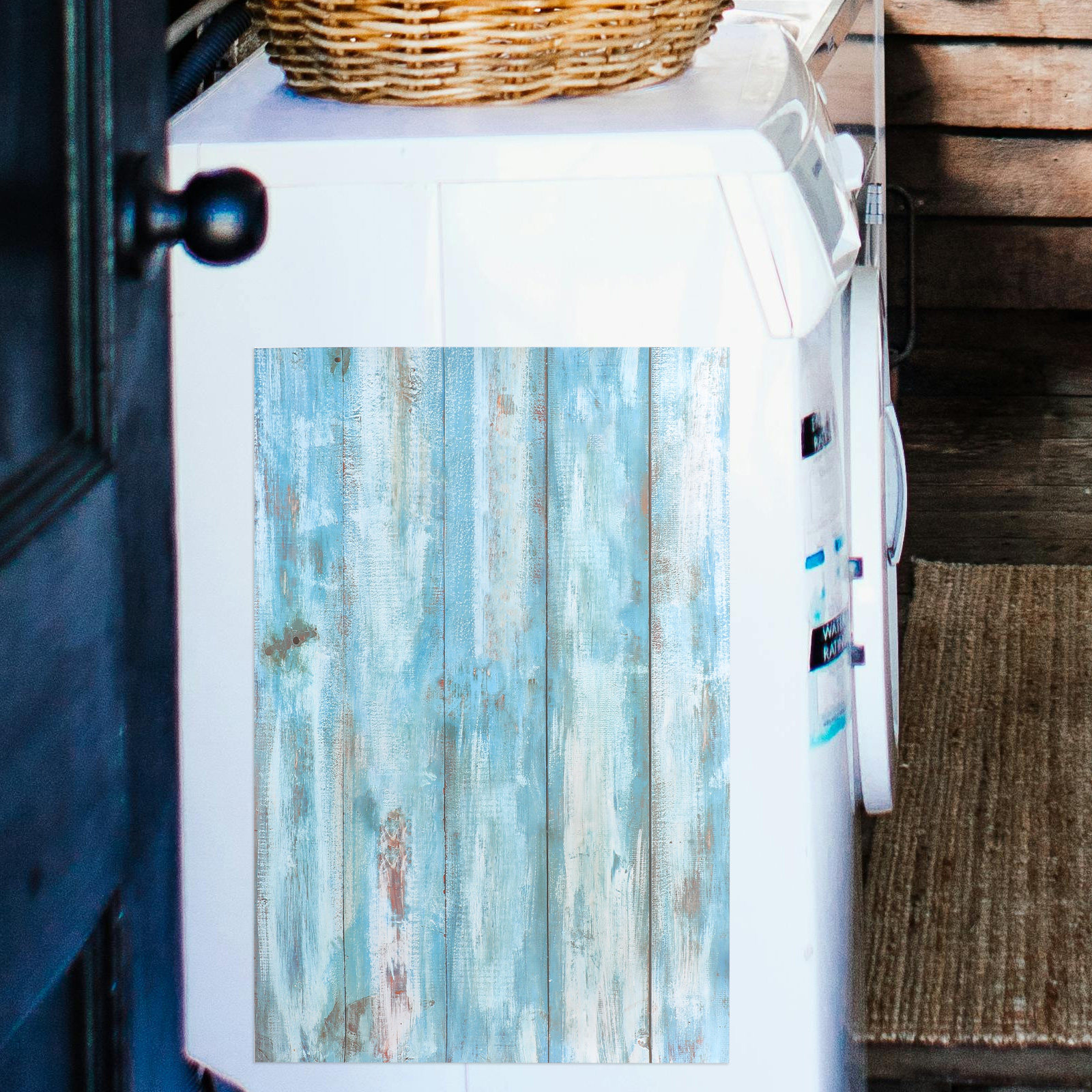 Wood Grain Peel and Stick Dish - Kitchen Appliances Refrigerators review and price