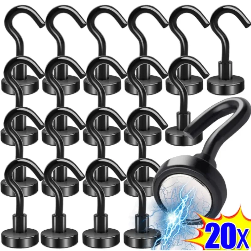 Black Strong Magnetic Hooks fo - Kitchen Appliances Refrigerators review and price