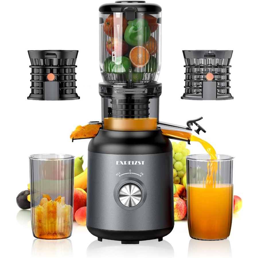 Cold press juicer with 4.2inch - Juicer Cold Press Slow review and price