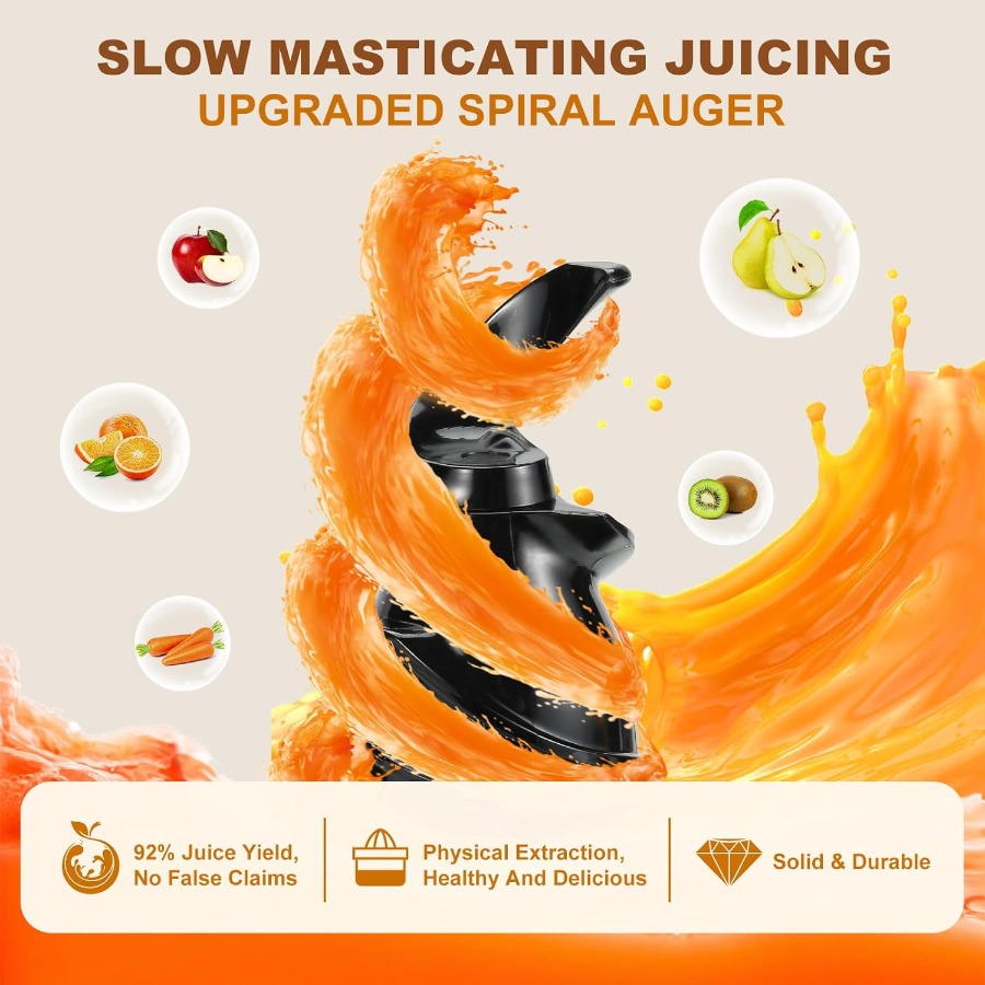 Cold press juicer with 4.2inch - Juicer Cold Press Slow review and price