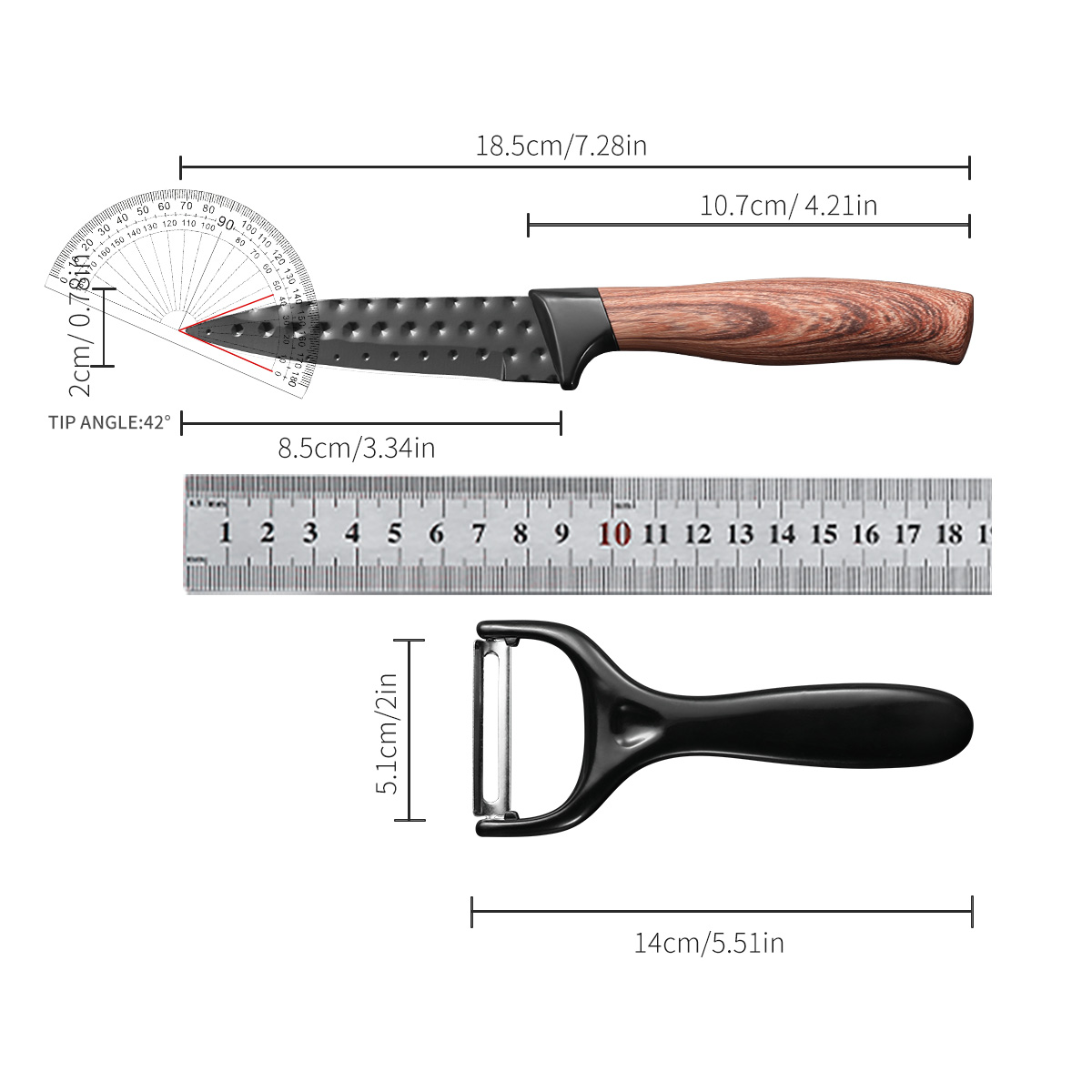 Stainless Steel Fruit Knife Pa - Kitchen Appliances Set review and price
