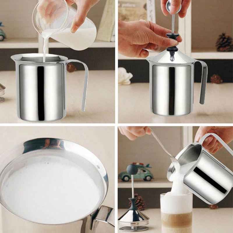 400ML Stainless Milk Frother F - Kitchen Appliances Electric review and price