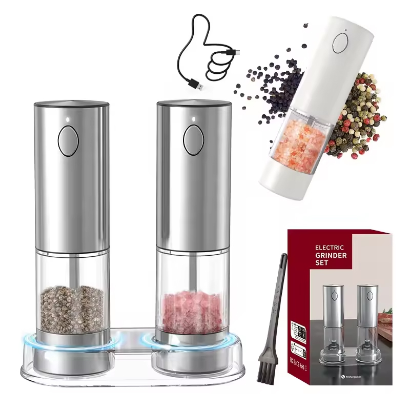 1/2PCS Electric Salt And Peppe - Kitchen Appliances Electric review and price