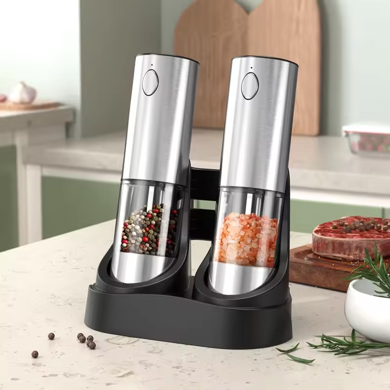 1/2PCS Electric Salt And Peppe - Kitchen Appliances Electric review and price
