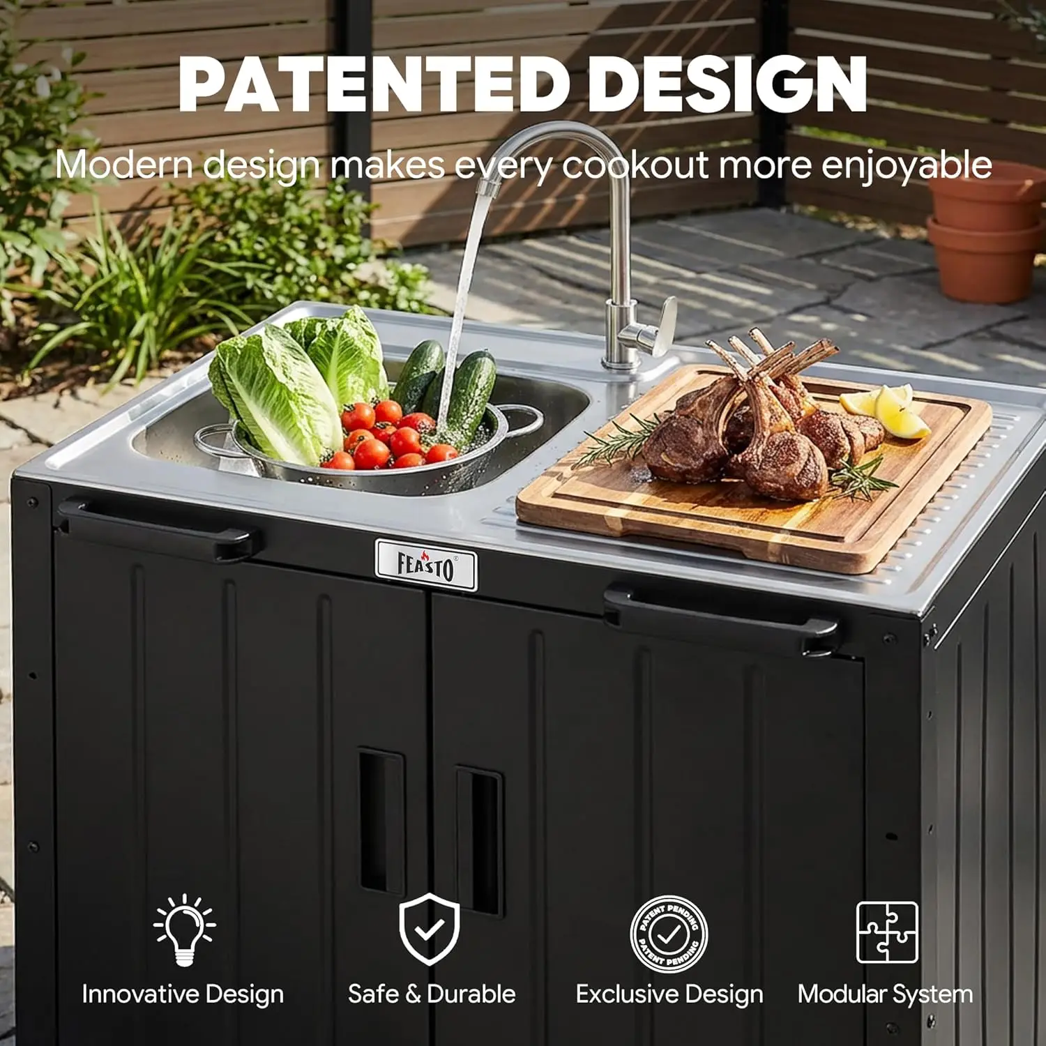 Outdoor Kitchen Island with St - Kitchen Appliances And Utensils review and price
