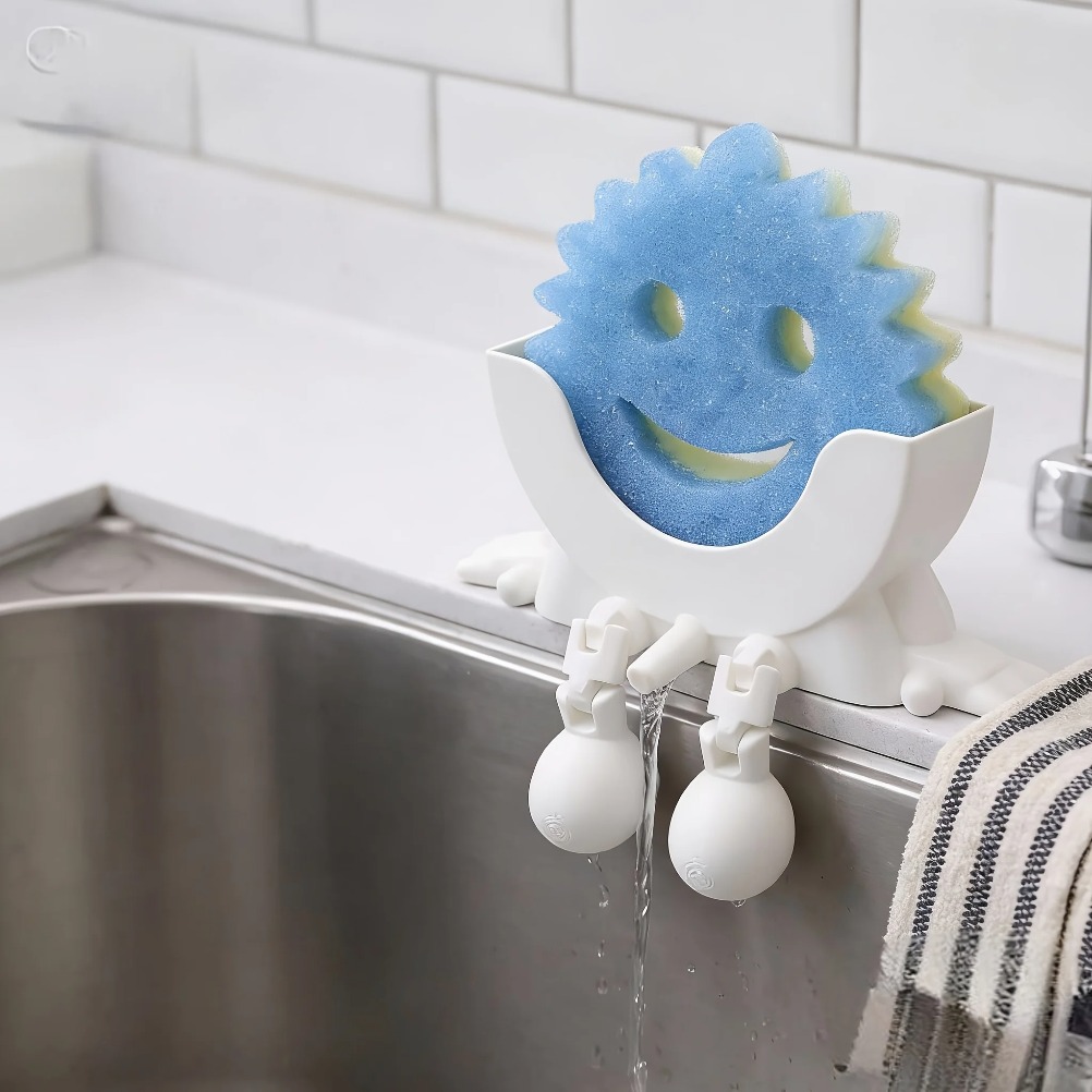 Drainable Soap & Sponge Holder - Kitchen Appliances Rack review and price