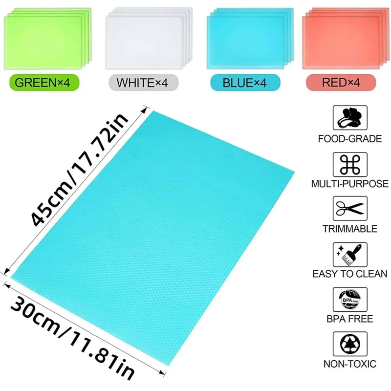 4PCS EVA Waterproof Refrigerat - Kitchen Appliances Refrigerators review and price