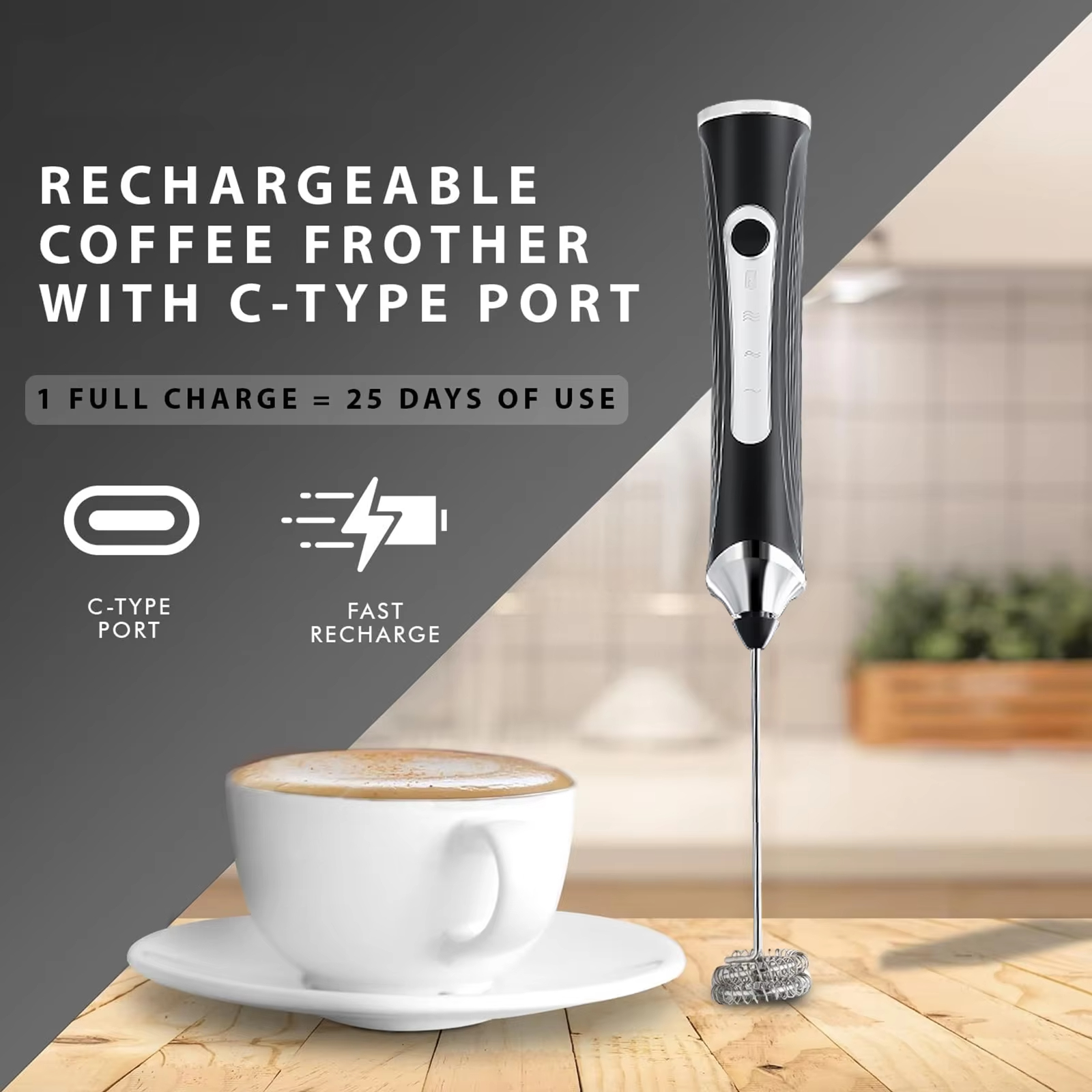 Electric milk frother, milk co - Kitchen Appliances B&Q review and price