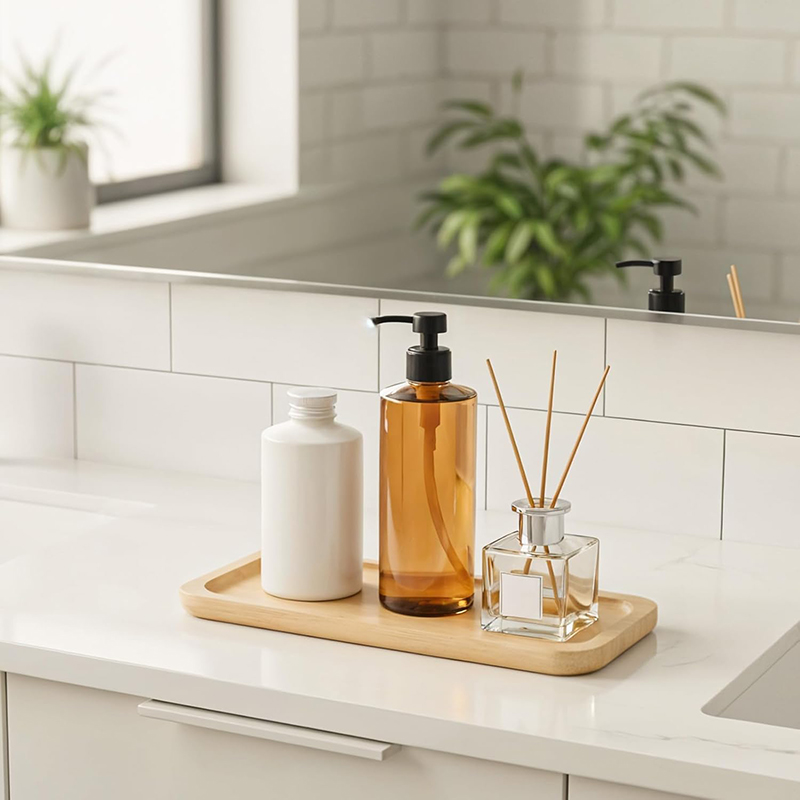 2pcs Bamboo Bathroom Accessori - Kitchen Appliances Set review and price
