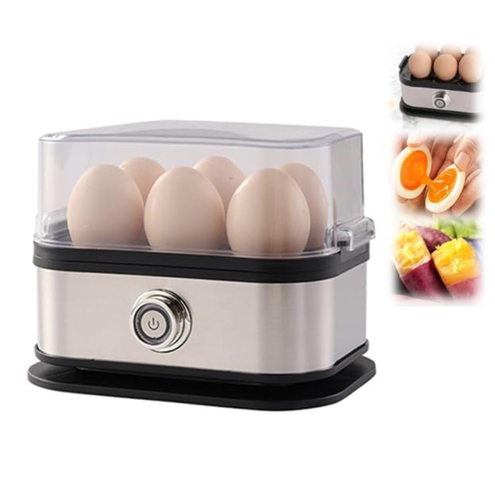 200W Power Eggs Boiler 6 Eggs  - Egg Cooker Rapid review and price