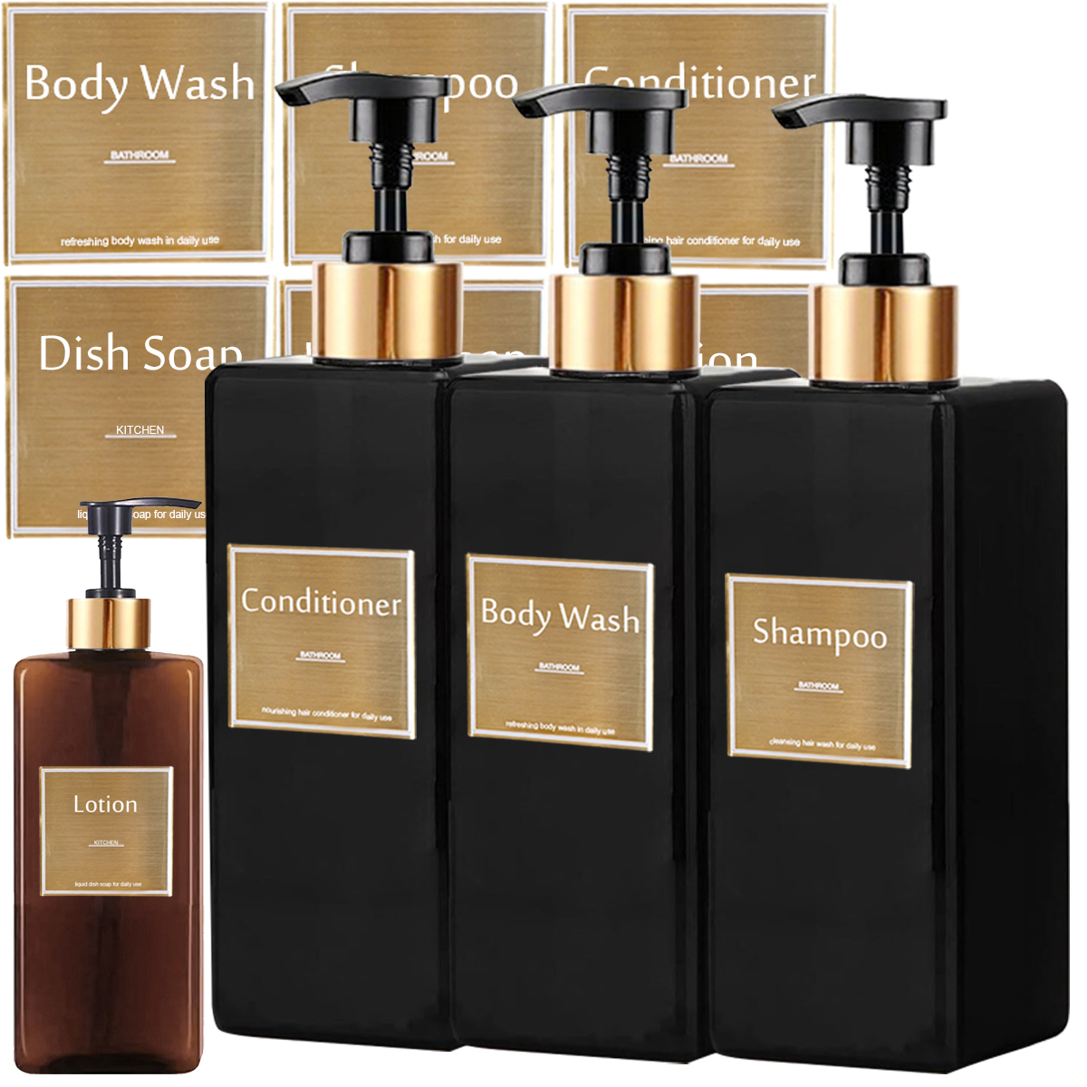 Shower Soap Dispenser Set Refi - Kitchen Appliances Set review and price