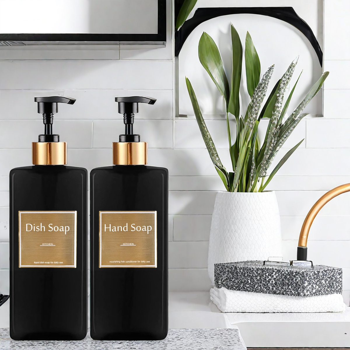Shower Soap Dispenser Set Refi - Kitchen Appliances Set review and price