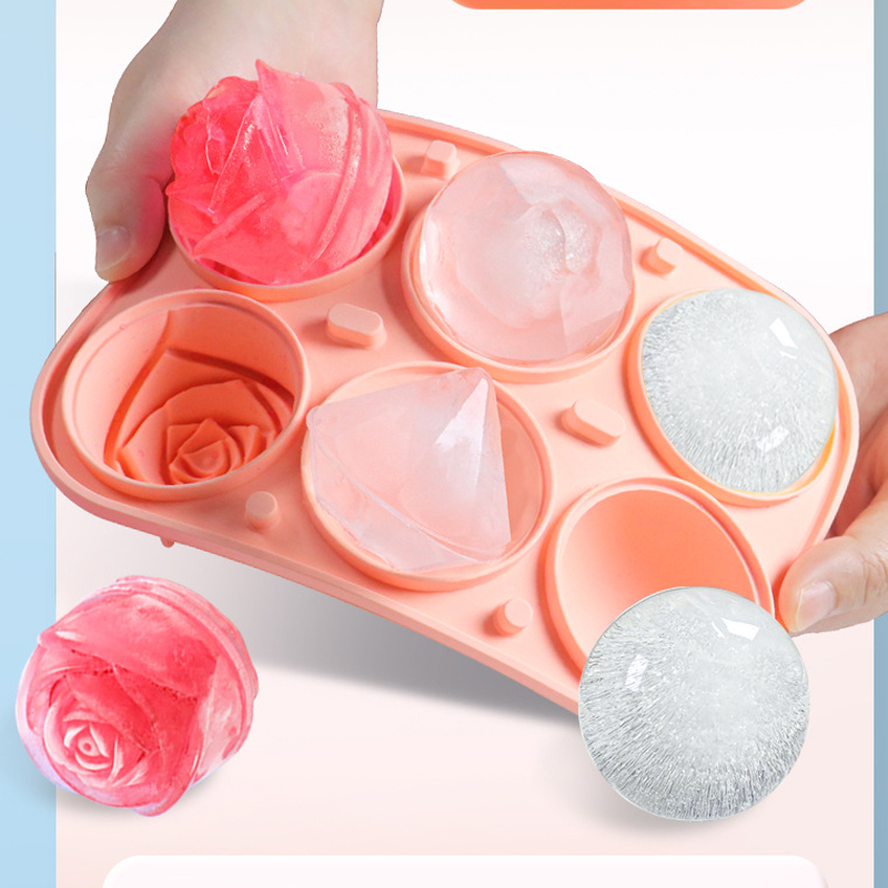 3D Rose Diamond Round Ice Cube - Kitchen Appliances Rack review and price