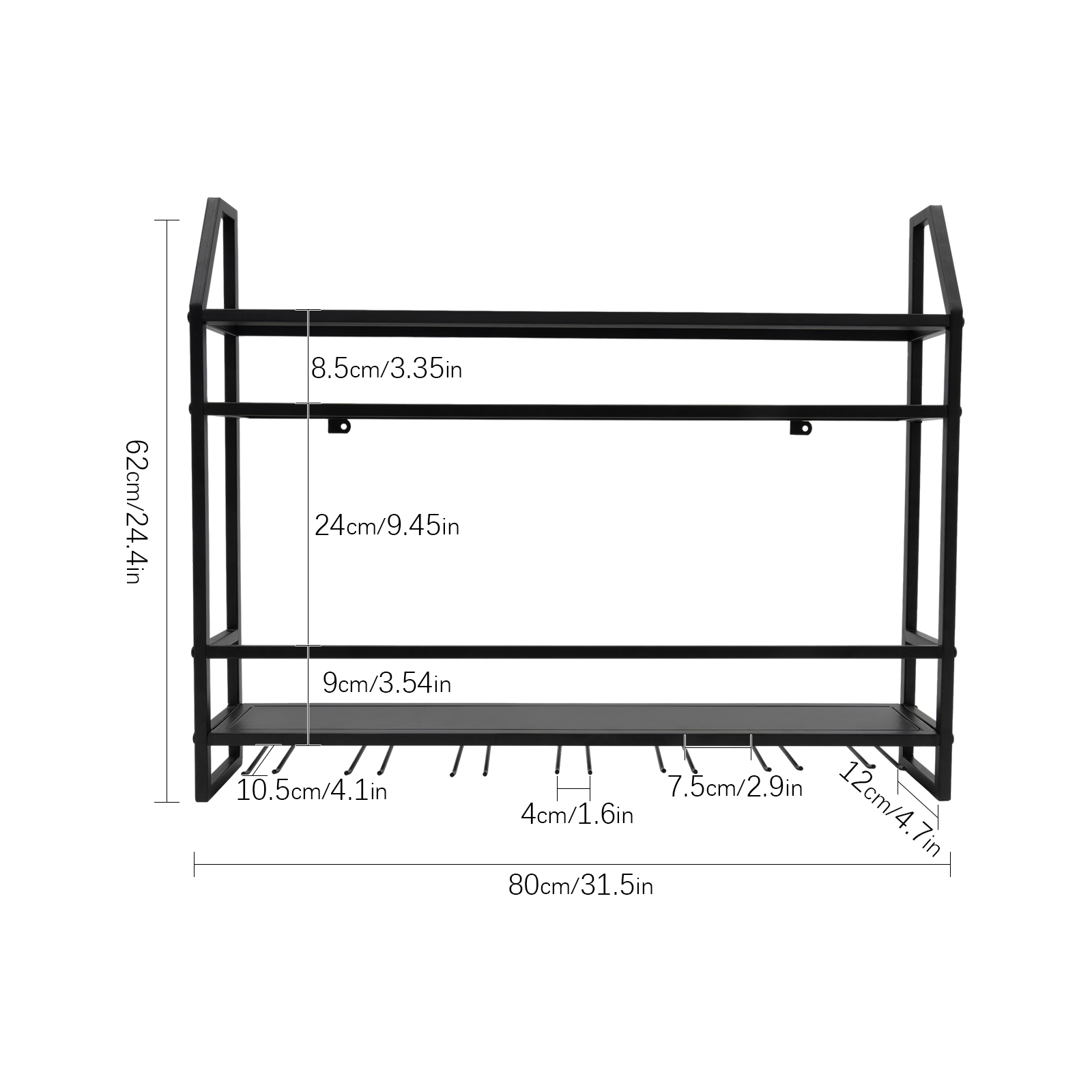 Double-layer Wine Rack Wall-Mo - Kitchen Appliances Rack review and price