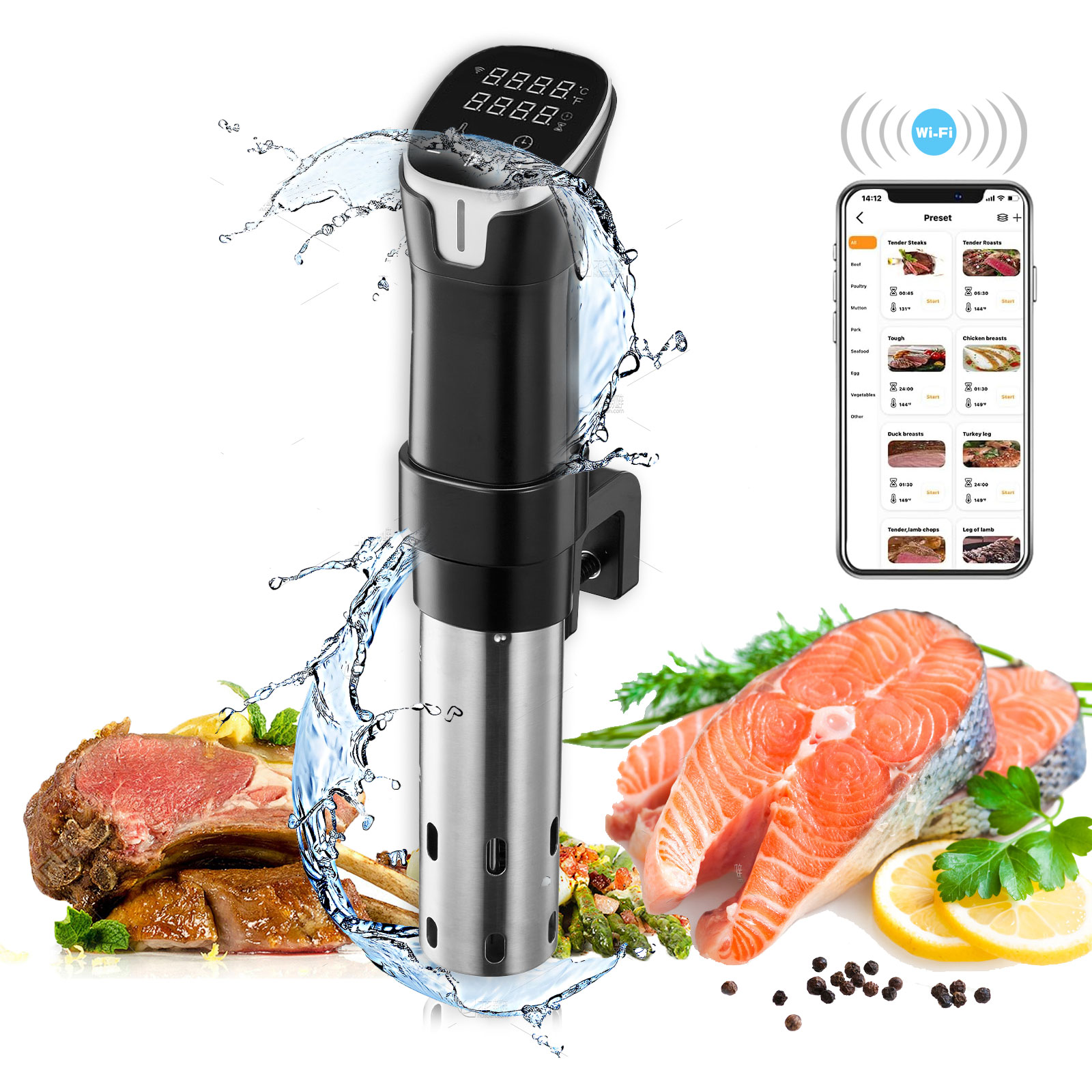 2.4G WIFI Sous Vide Cooker Gis - Sous Vide Immersion review and price