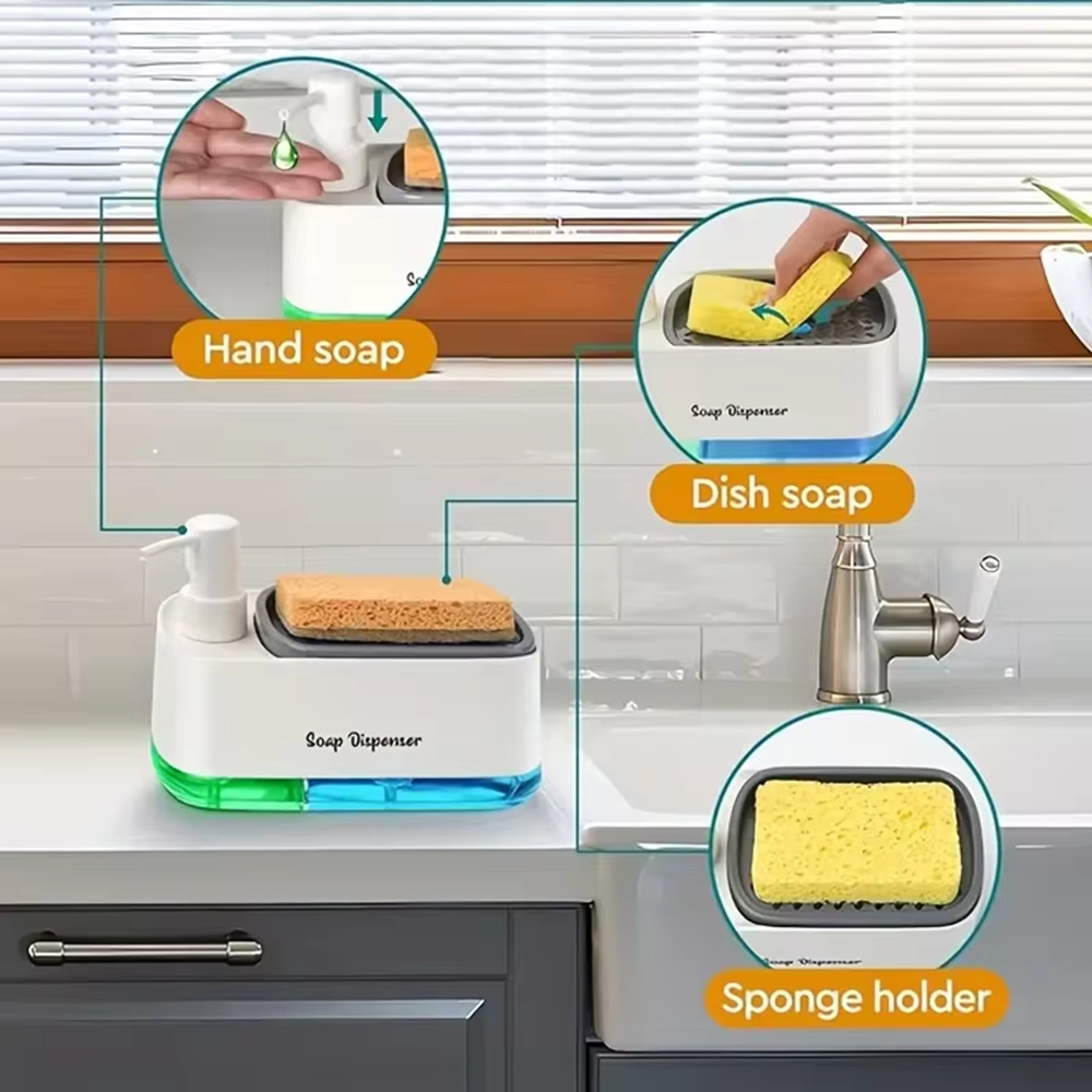 3-in-1 Hand And Dish Soap Disp - Kitchen Appliances Set review and price