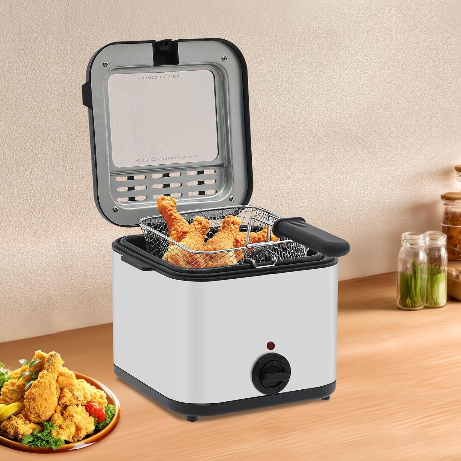 Countertop Electric Deep Fryer - Kitchen Appliances Electric review and price