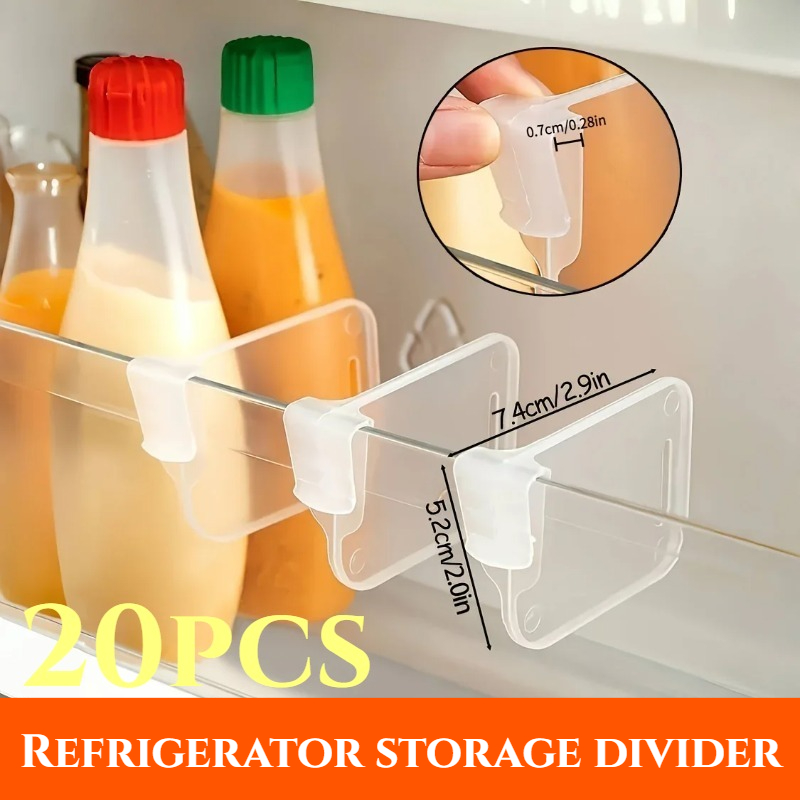 5-20PCS Sturdy Clear Refrigera - Kitchen Appliances Refrigerators review and price