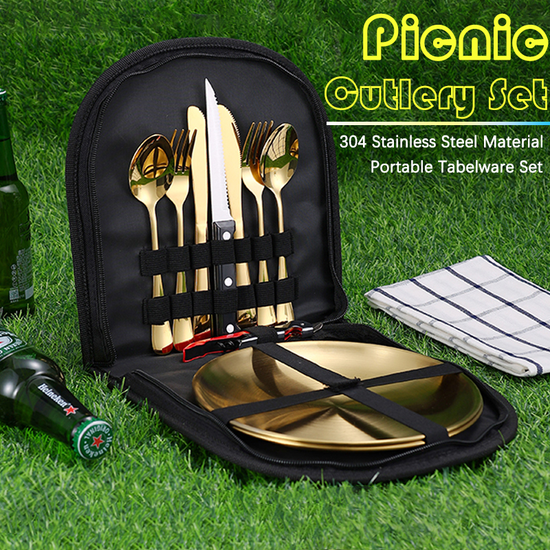 10Pcs Camping Tableware Set 30 - Kitchen Appliances Set review and price