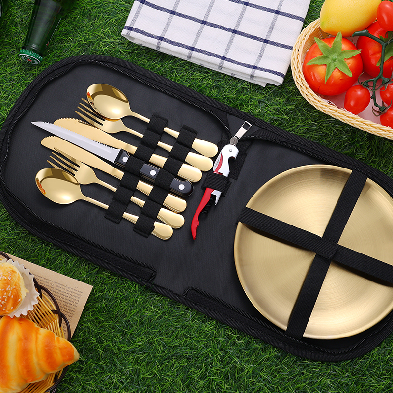 10Pcs Camping Tableware Set 30 - Kitchen Appliances Set review and price