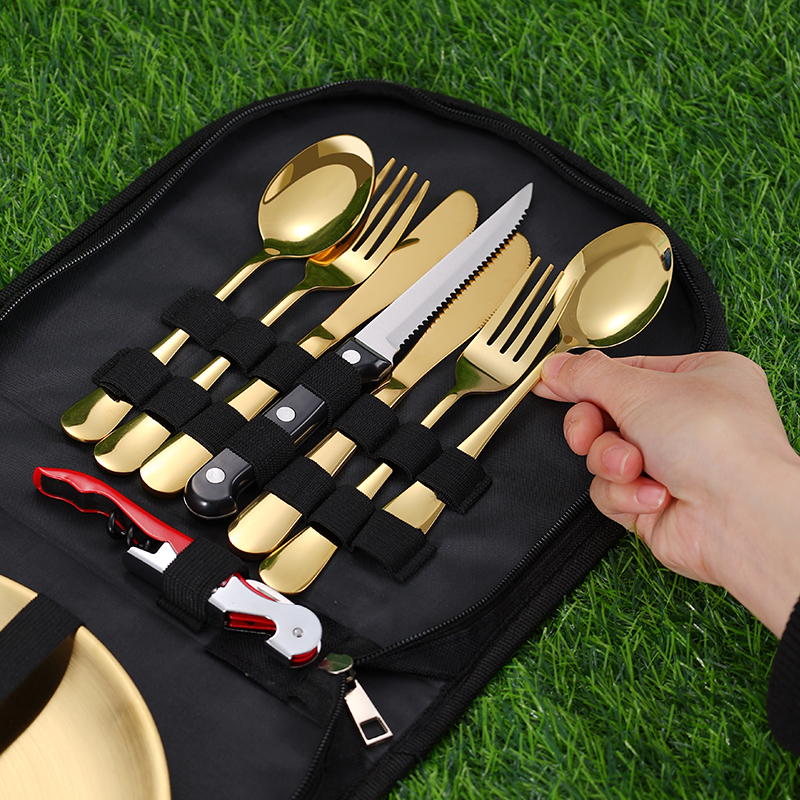 10Pcs Camping Tableware Set 30 - Kitchen Appliances Set review and price