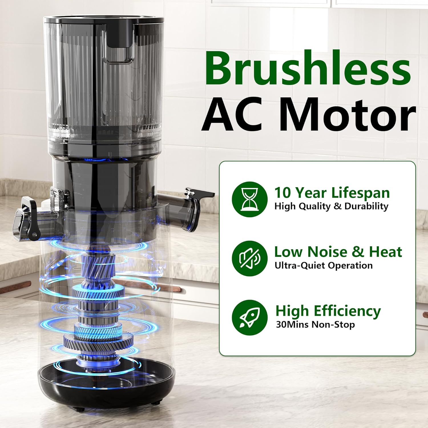 Cold Press Juicer with 5.3