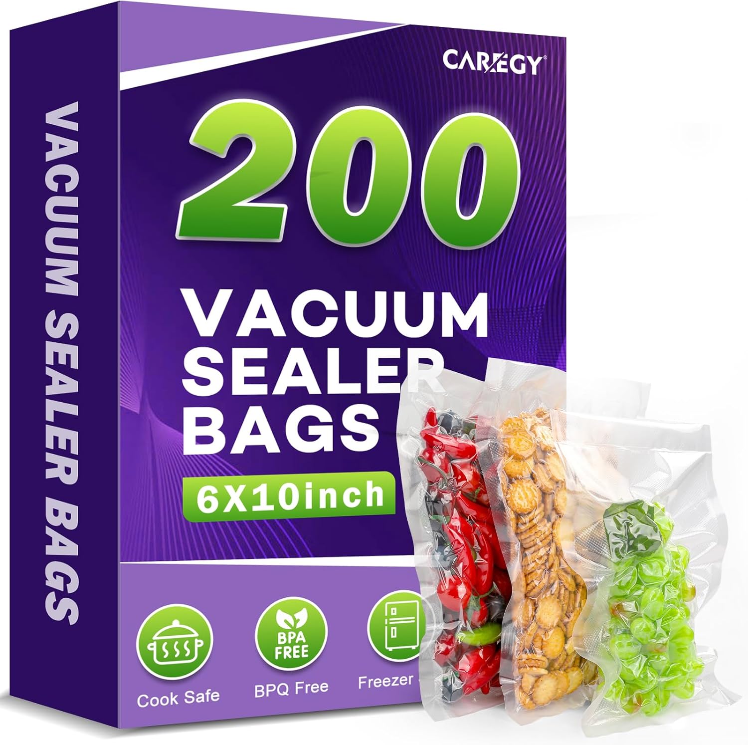 200 Vacuum Sealer Bags 6x10in  - Sous Vide Immersion review and price