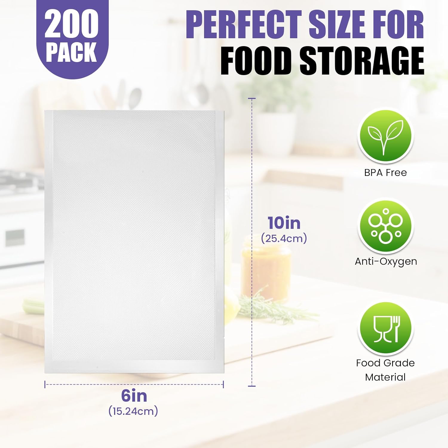 200 Vacuum Sealer Bags 6x10in  - Sous Vide Immersion review and price