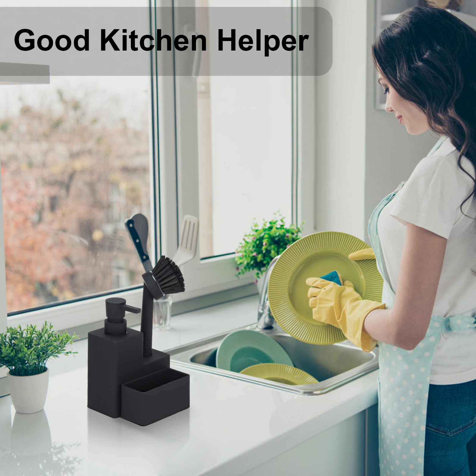 Modern Square Dish Soap Dispen - Kitchen Appliances Set review and price