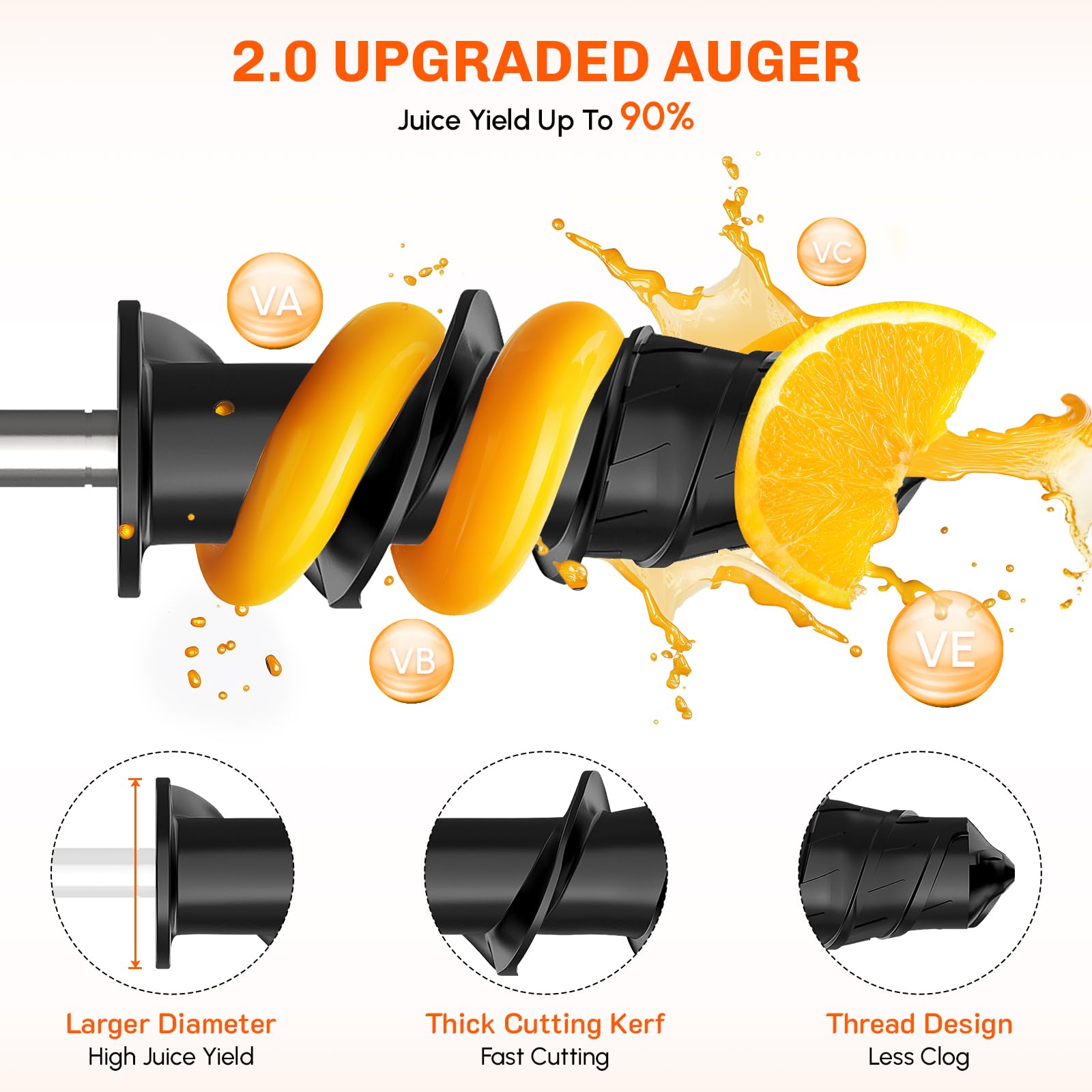 Masticating Juicer Attachment  - Juicer Cold Press Slow review and price