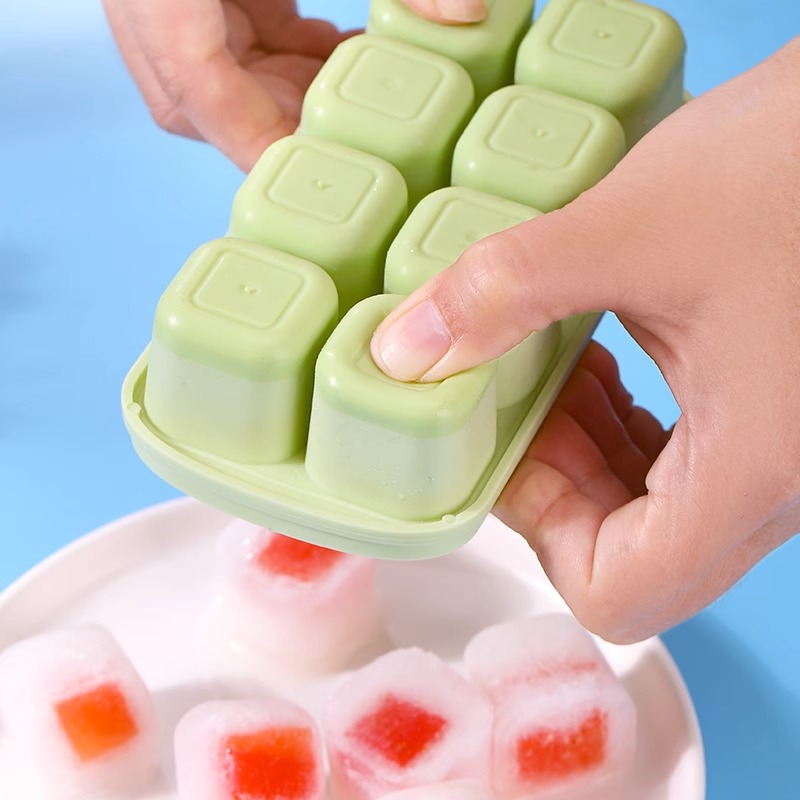 8-Grid Ice Cube Trays Silicone - Kitchen Appliances Refrigerators review and price