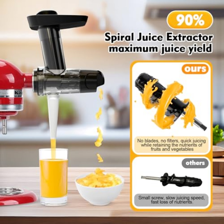 Masticating Juicer Attachment  - Juicer Cold Press Slow review and price