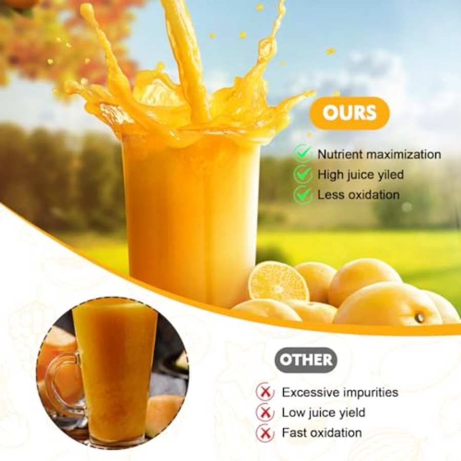 Masticating Juicer Attachment  - Juicer Cold Press Slow review and price