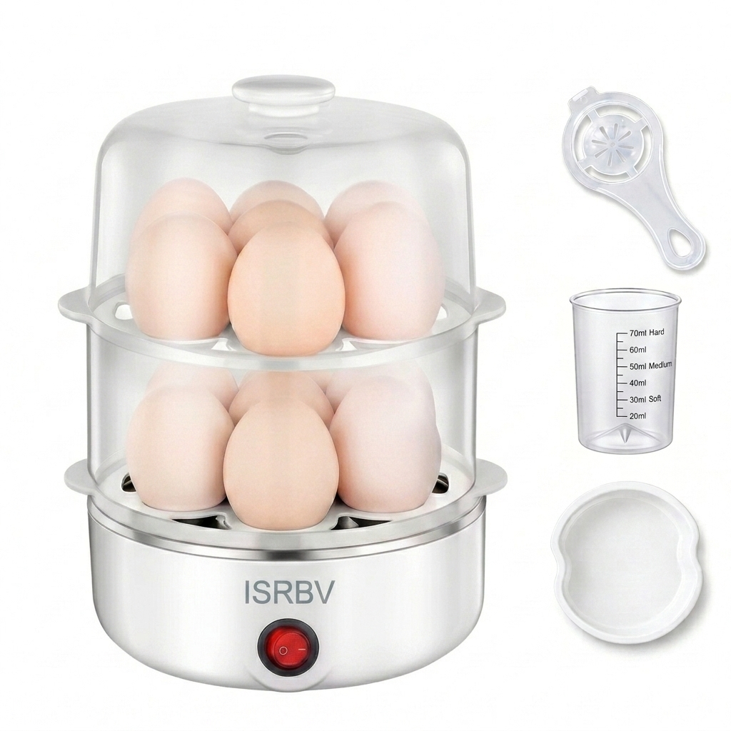 ISRBV Dual Layer Microwave Egg - Egg Cooker Rapid review and price