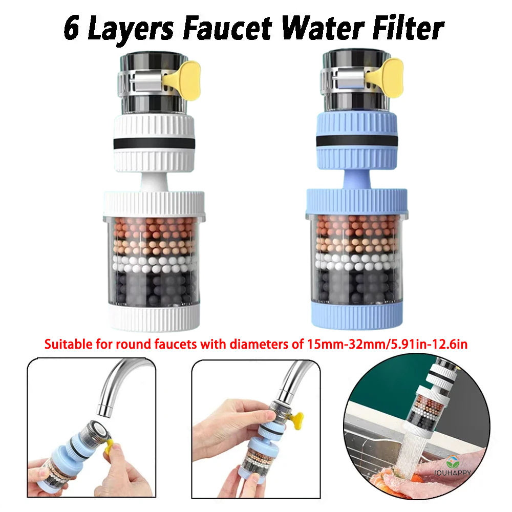 6 Layers Faucet Water Filter U - Kitchen Appliances And Utensils review and price