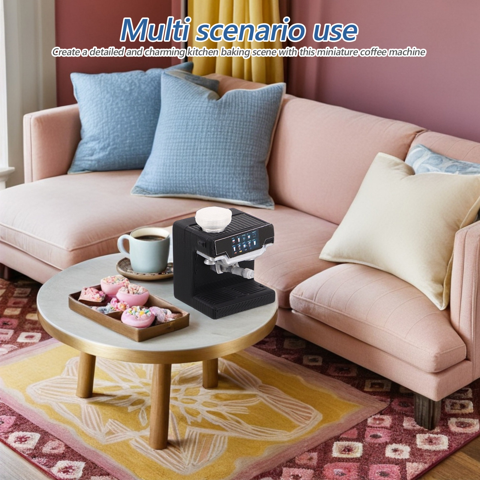 Mini Coffee Machine Dollhouse  - Kitchen Appliances Set review and price