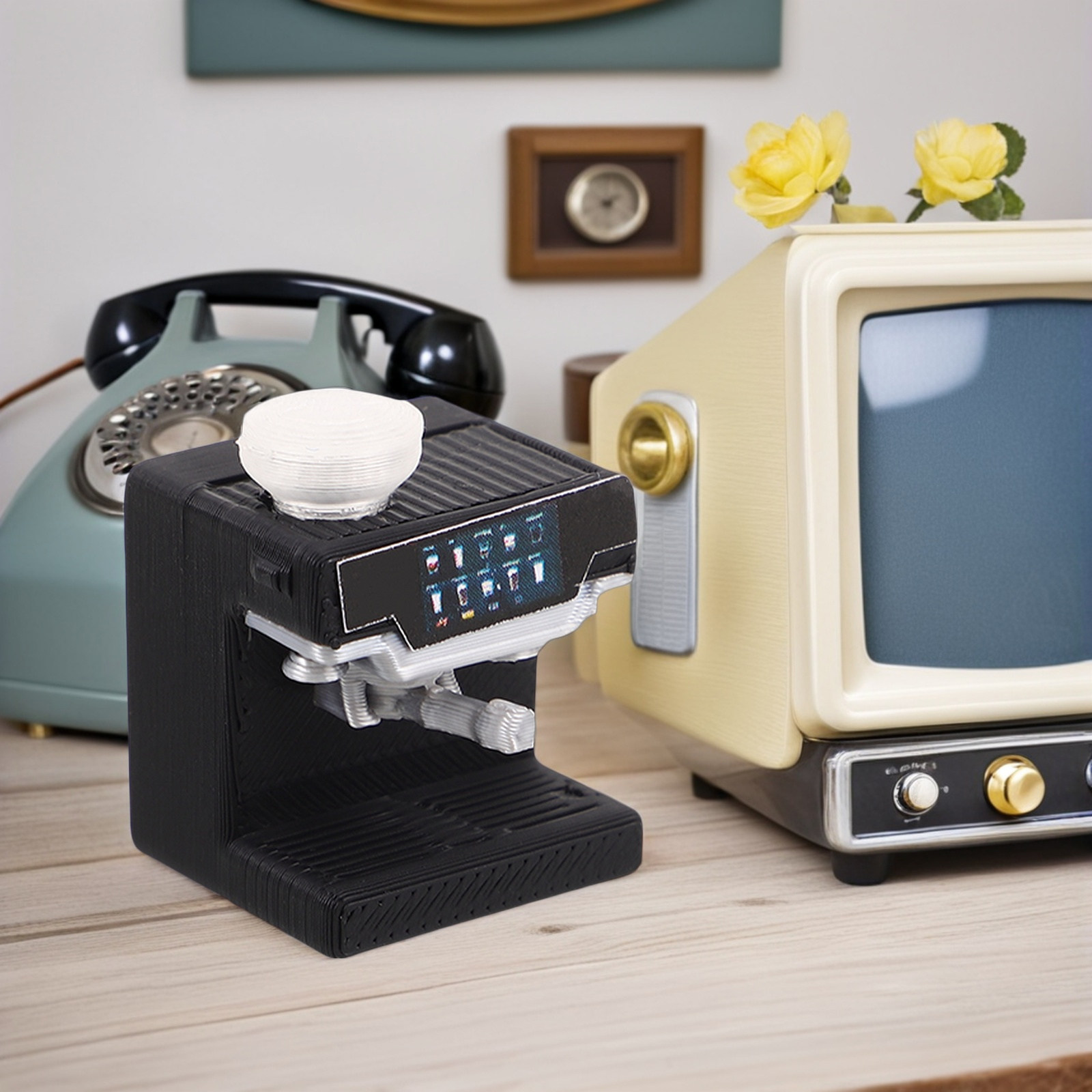 Mini Coffee Machine Dollhouse  - Kitchen Appliances Set review and price